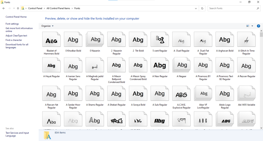 install-fonts-windows-10